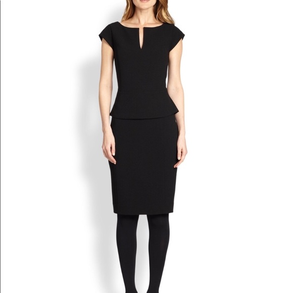 Tory Burch Dresses & Skirts - 🌷SALE! Tory Burch Black Katy crepe peplum dress